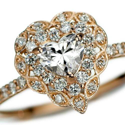 Bague diamant neuve k18pg - bague,