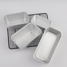 Poêle à pâtisserie en alliage d'aluminium pour pain et gâteau rectangle anti