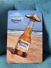 Plaque métal bière Corona