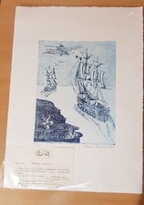 Eau forte originale, avec