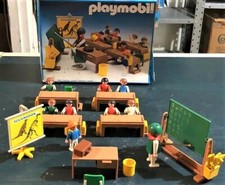 LOT PLAYMOBIL VINTAGE : Ecole