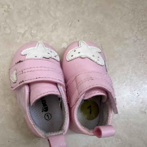 Bobux pink leather slip - bobux,