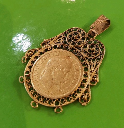 Pendentif ancien carats - ancien, 18
