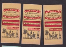 Ancienne étiquette allumettes