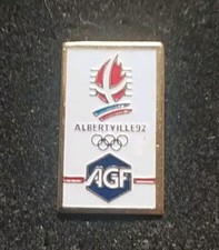 RARE PINS SKI ALBERTVILLE JO JEUX OLYMPIQUES  Assurance AGF