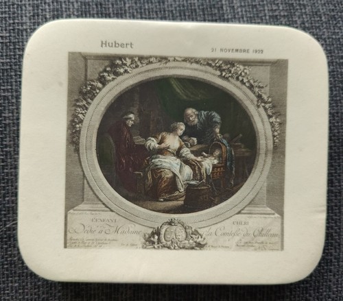 Boîte dragées ancienne - boîte, en