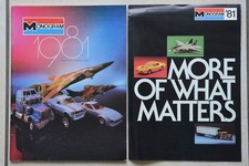 2 CATALOGUES MAQUETTES MONOGRAM 1981