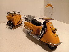 Schuco 006249 DE Heinkel Roller Tourist scooter remorque poste Deutsche 1/10