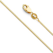 14k REAL Yellow Gold Solid Box