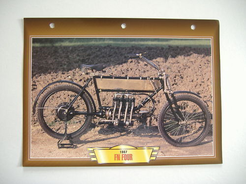 Carte fiche moto four - moto, fn