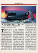 Denon - AVC-2000 A/V Amplifier