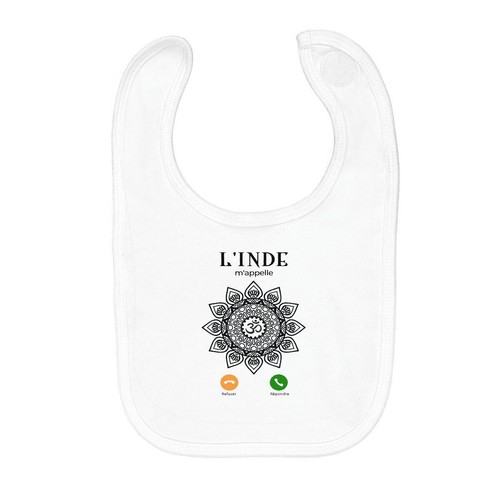 Bavoir bébé inde appelle - l'inde, m'appelle