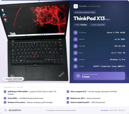 Lenovo thinkpad x13 gen - thinkpad,