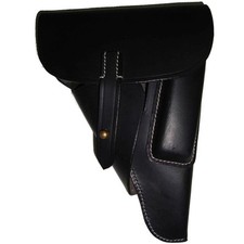 Étui en cuir Walther P38 à coque souple - noir t265