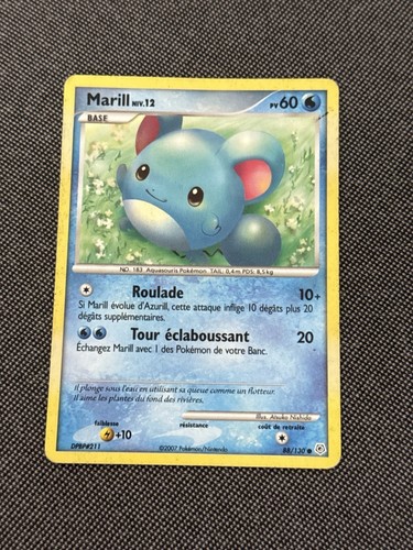 Carte pokemon marill 130 - pokemon, 88/130