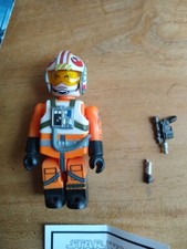 STAR WARS Medicom Tomy figurine Luke Skywalker X-wing Fighter pilot Kubrick Tomy