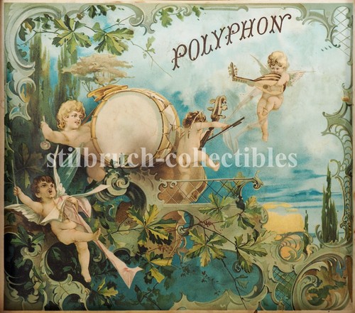 Polyphon cover lid picture - polyphon,