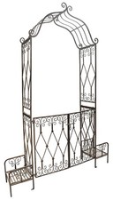 Porte jardin fer forgé - porte,