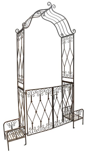 Porte Du Jardin Fer Forgé Arc