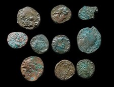 Lot De 10 Minimi De Tetricus, Frappe Barbare 