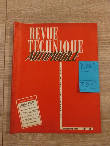 Revue technique willeme 610 - technique, ld