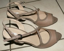 Sandales femme talons Geox couleur taupe pointure 40 escarpins