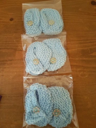 Chaussons bébé tricotés