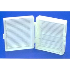 Medline Plastique Beige Slide Boîte pour 25 Diapositives