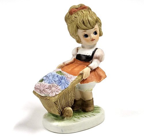 Figurine fille bisque - figurine,