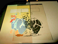 Knox & Agent 212 - Mise en couleur originale, aquarelle + Film Noir & Blanc-1988