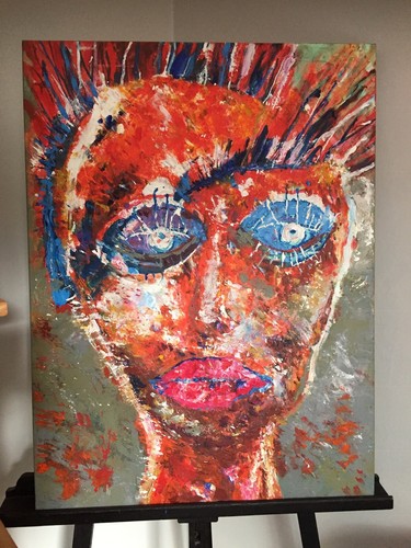 Tableau grand format - tableau, portrait