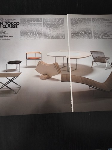 1982 poul furniture kjaerholm - poul,