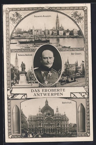 Carte postale heerführer - carte,