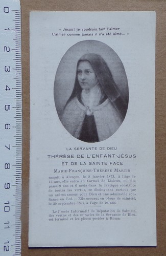 Image pieuse thérèse de - §,