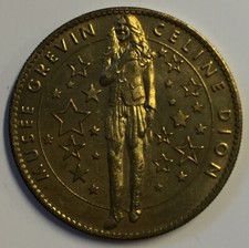 Médaille - Musée Grévin  Paris France - Céline DION (Me/94)