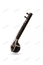 Sitar Artistique En Bois