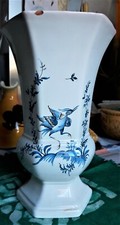 Grand vase Moustiers blanc et