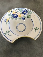Ancien PLAT à BARBE Faïence