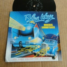 DISQUE 45T PUBLICITAIRE SOUPLE  " BLUE WAY "