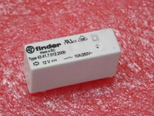 relais Finder 43.41.7.012.2000 434170122000 12Vdc 10A ~ 10x30x15mm de haut (F9)