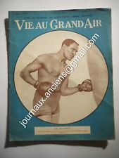 1914  Revue LA VIE AU GRAND AIR N° 809 BOXE JOË JEANNETTE  AVIATION AUTOMOBILE