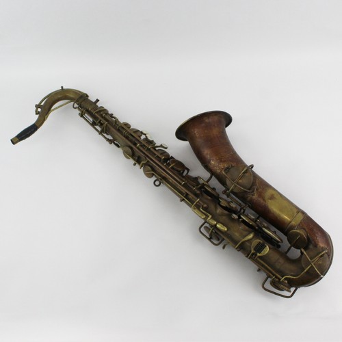 Antique brass saxophone - antique,