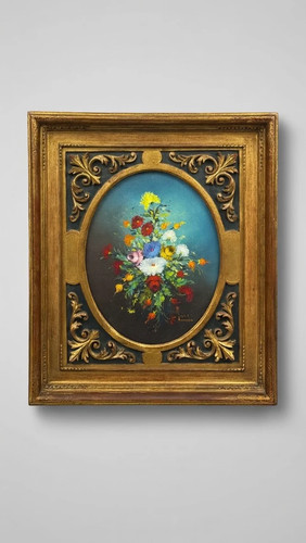 Tableau bouquet fleurs - tableau,