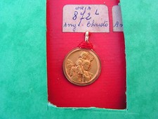 medaille   ancienne plaque or neuve  