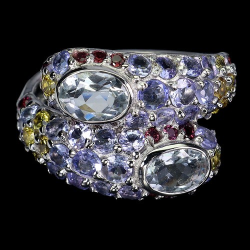 Bague argent sterling - en,