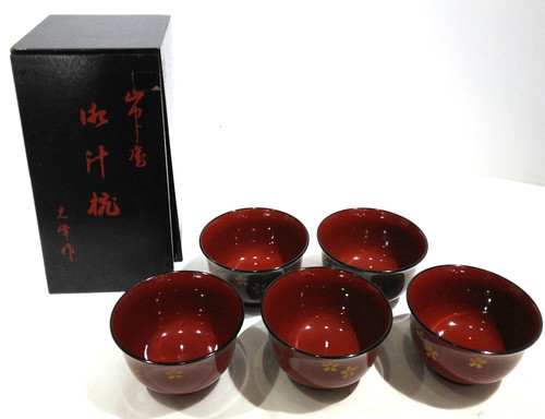 Bol soupe japonais laque - en,