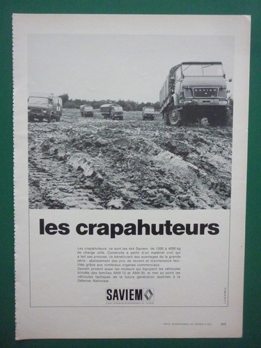 1973 pub saviem renault - saviem,