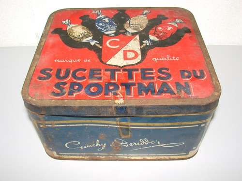 Ancienne boite tôle métal