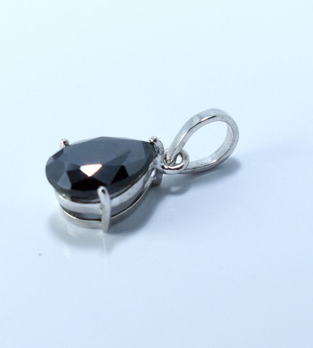 Noir pendentif diamant - 3.00,