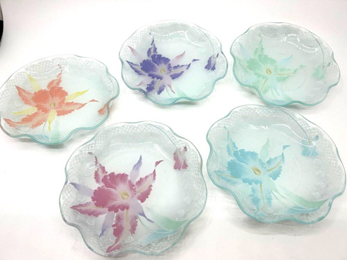 Lot assiettes en verre - lot,